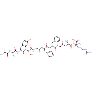 331456-27-0  L-Argininamide,L-alanyl-L-alanyl-L-tyrosyl-L-serylglycyl-L-phenylalanyl-L-phenylalanylglycyl-L-alanyl-