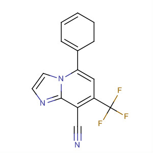 331655-54-0  Imidazo[1,2-a]pyridine-8-carbonitrile,2,3-dihydro-5-phenyl-7-(trifluoromethyl)-