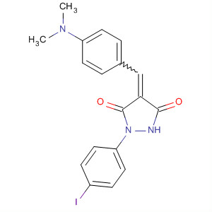 331667-59-5  3,5-Pyrazolidinedione,4-[[4-(dimethylamino)phenyl]methylene]-1-(4-iodophenyl)-
