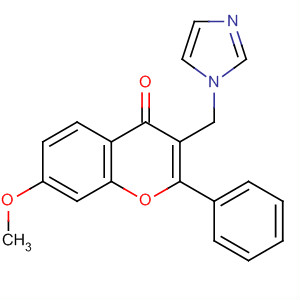 331684-23-2  4H-1-Benzopyran-4-one,3-(1H-imidazol-1-ylmethyl)-7-methoxy-2-phenyl- 331684-23-2  4H-1-Benzopyran-4-one,3-(1H-imidazol-1-ylmethyl)-7-methoxy-2-phenyl-