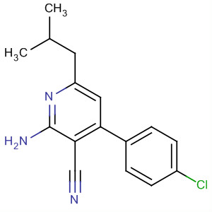 331828-45-6  3-Pyridinecarbonitrile, 2-amino-4-(4-chlorophenyl)-6-(2-methylpropyl)-
