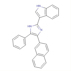 331828-92-3  1H-Indole, 3-[4-(2-naphthalenyl)-5-phenyl-1H-imidazol-2-yl]-