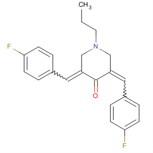 331839-29-3  4-Piperidinone, 3,5-bis[(4-fluorophenyl)methylene]-1-propyl-