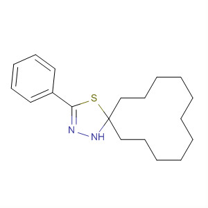 331982-19-5  4-Thia-1,2-diazaspiro[4.11]hexadec-2-ene, 3-phenyl-