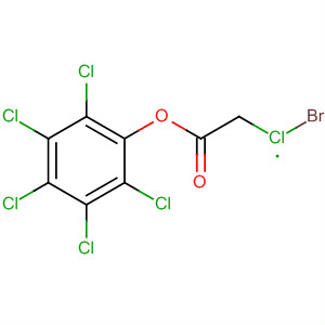 331991-13-0  Acetic acid, bromochloro-, pentachlorophenyl ester, (2S)-