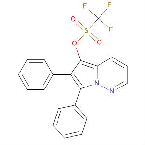 332123-86-1  Methanesulfonic acid, trifluoro-, 6,7-diphenylpyrrolo[1,2-b]pyridazin-5-ylester