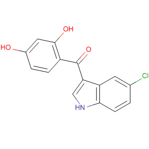 332150-62-6  Methanone, (5-chloro-1H-indol-3-yl)(2,4-dihydroxyphenyl)-
