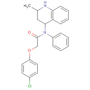 333340-23-1  4-Quinolinamine,1-[(4-chlorophenoxy)acetyl]-1,2,3,4-tetrahydro-2-methyl-N-phenyl-