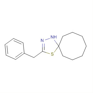 333352-12-8  4-Thia-1,2-diazaspiro[4.7]dodec-2-ene, 3-(phenylmethyl)-