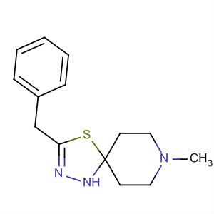 333352-13-9  4-Thia-1,2,8-triazaspiro[4.5]dec-2-ene, 8-methyl-3-(phenylmethyl)-