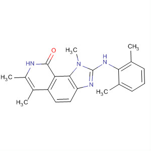 333455-96-2  9H-Imidazo[4,5-h]isoquinolin-9-one,2-[(2,6-dimethylphenyl)amino]-1,8-dihydro-1,6,7-trimethyl-