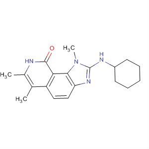 333457-87-7  9H-Imidazo[4,5-h]isoquinolin-9-one,2-(cyclohexylamino)-1,8-dihydro-1,6,7-trimethyl-