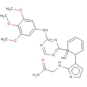 333729-02-5  Acetamide,2-[[1-[4-[(3,4,5-trimethoxyphenyl)amino]-1,3,5-triazin-2-yl]-1H-benzimidazol-2-yl]amino]-