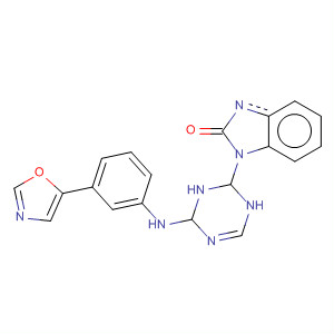 333729-29-6  2H-Benzimidazol-2-one,1,3-dihydro-1-[4-[[3-(5-oxazolyl)phenyl]amino]-1,3,5-triazin-2-yl]-