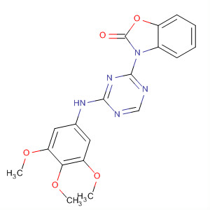 333729-34-3  2(3H)-Benzoxazolone,3-[4-[(3,4,5-trimethoxyphenyl)amino]-1,3,5-triazin-2-yl]-