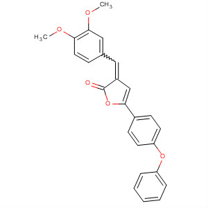 333770-04-0  2(3H)-Furanone,3-[(3,4-dimethoxyphenyl)methylene]-5-(4-phenoxyphenyl)-