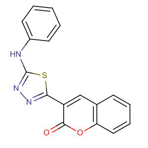 333773-18-5  2H-1-Benzopyran-2-one, 3-[5-(phenylamino)-1,3,4-thiadiazol-2-yl]-