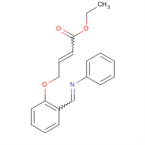 333784-88-6  2-Butenoic acid, 4-[2-[(phenylimino)methyl]phenoxy]-, ethyl ester