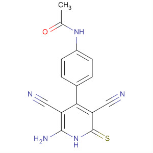 333793-63-8  Acetamide,N-[4-(6-amino-3,5-dicyano-1,2-dihydro-2-thioxo-4-pyridinyl)phenyl]-