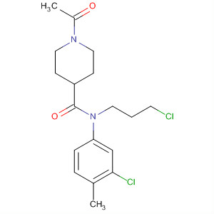 333985-70-9  4-Piperidinecarboxamide,1-acetyl-N-(3-chloro-4-methylphenyl)-N-(3-chloropropyl)- 333985-70-9  4-Piperidinecarboxamide,1-acetyl-N-(3-chloro-4-methylphenyl)-N-(3-chloropropyl)-