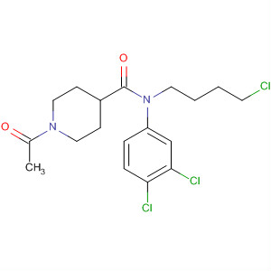 333986-49-5  4-Piperidinecarboxamide,1-acetyl-N-(4-chlorobutyl)-N-(3,4-dichlorophenyl)- 333986-49-5  4-Piperidinecarboxamide,1-acetyl-N-(4-chlorobutyl)-N-(3,4-dichlorophenyl)-