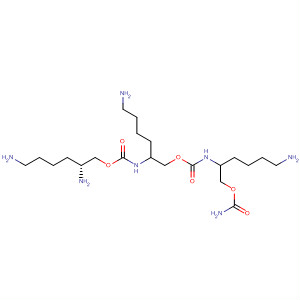 334000-65-6  5,10-Dioxa-2,7-diazaundecanoic acid,11-amino-3,8-bis(4-aminobutyl)-6,11-dioxo-, (2R)-2,6-diaminohexylester, (3R,8S)-