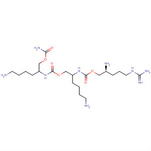 334000-80-5  5,10-Dioxa-2,7-diazaundecanoic acid,11-amino-3,8-bis(4-aminobutyl)-6,11-dioxo-,(2S)-2-amino-5-[(aminoiminomethyl)amino]pentyl ester, (3S,8S)-