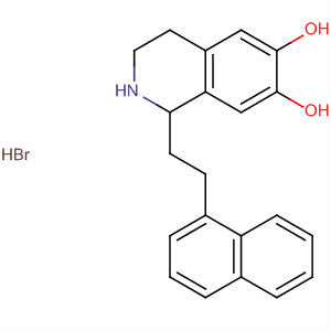 334538-39-5  6,7-Isoquinolinediol, 1,2,3,4-tetrahydro-1-[2-(1-naphthalenyl)ethyl]-,hydrobromide