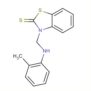 33460-51-4  2(3H)-Benzothiazolethione, 3-[[(2-methylphenyl)amino]methyl]-