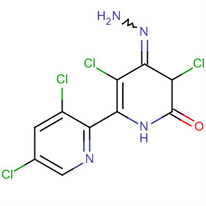 334685-39-1  2(1H)-Pyridinone, 3,5-dichloro-, (3,5-dichloro-2-pyridinyl)hydrazone