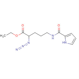 334707-19-6  Pentanoic acid, 2-azido-5-[(1H-pyrrol-2-ylcarbonyl)amino]-, ethyl ester