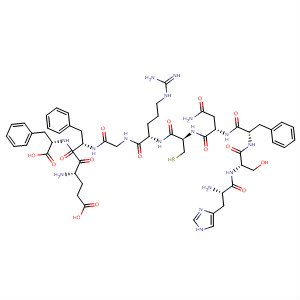 334721-62-9  L-Phenylalanine,L-histidyl-L-seryl-L-phenylalanyl-L-asparaginyl-L-cysteinyl-L-arginylglycyl-L-a-glutamyl-L-phenylalanyl-