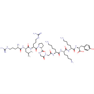 334722-37-1  L-Tyrosine,L-arginyl-L-leucyl-L-arginyl-L-prolylglycylglycyl-L-lysyl-L-lysyl-L-lysyl-