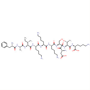 334750-16-2  L-Lysine,L-phenylalanyl-L-alanyl-L-isoleucyl-L-lysyl-L-lysyl-L-lysyl-L-a-aspartyl-L-seryl-L-threonyl-