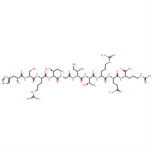 334752-58-8  L-Arginine,L-histidyl-L-seryl-L-arginyl-L-isoleucylglycyl-L-isoleucyl-L-threonyl-L-arginyl-L-glutaminyl-