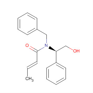 334887-19-3  2-Butenamide, N-[(1R)-2-hydroxy-1-phenylethyl]-N-(phenylmethyl)-,(2E)-