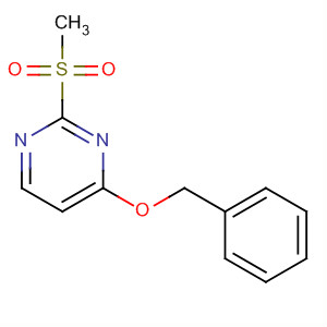 33489-54-2  Pyrimidine, 2-(methylsulfonyl)-4-(phenylmethoxy)-