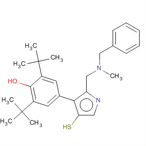 335242-72-3  Phenol,2,6-bis(1,1-dimethylethyl)-4-[2-[[methyl(phenylmethyl)amino]methyl]-4-thiazolyl]-