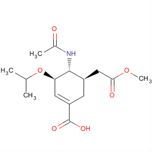 335417-91-9  3-Cyclohexene-1-acetic acid,6-(acetylamino)-3-carboxy-5-(1-methylethoxy)-, a-methyl ester,(1R,5R,6R)-