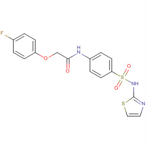 335421-15-3  Acetamide, 2-(4-fluorophenoxy)-N-[4-[(2-thiazolylamino)sulfonyl]phenyl]-