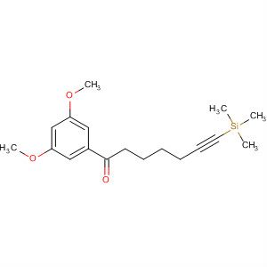 335605-38-4  6-Heptyn-1-one, 1-(3,5-dimethoxyphenyl)-7-(trimethylsilyl)-