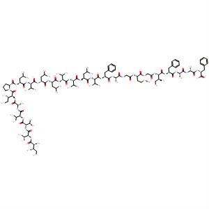 335653-88-8  L-Phenylalanine,L-isoleucyl-L-threonyl-L-threonyl-L-valyl-L-alanyl-L-isoleucyl-L-prolyl-L-leucyl-L-valyl-L-leucyl-L-leucyl-L-valyl-L-valyl-L-leucyl-L-valyl-L-phenylalanyl-L-alanylglycyl-L-methionylglycyl-L-isoleucyl-L-phenylalanyl-L-alanyl-L-alanyl-