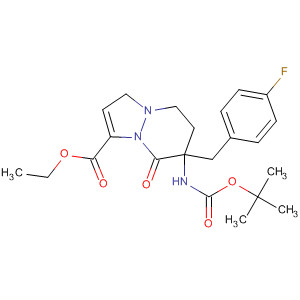 336192-85-9  1H-Pyrazolo[1,2-a]pyridazine-3-carboxylic acid,6-[[(1,1-dimethylethoxy)carbonyl]amino]-6-[(4-fluorophenyl)methyl]-5,6,7,8-tetrahydro-5-oxo-, ethyl ester