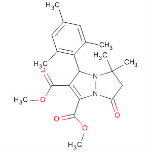 336609-82-6  1H,5H-Pyrazolo[1,2-a]pyrazole-2,3-asid dikarboksilik,6,7-dihydro-7,7-dimethyl-5-oxo-1-(2,4,6-trimethylphenyl)-, dimetil ester