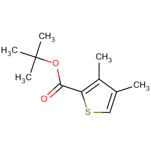 33668-07-4  2-Thiophenecarboxylic acid, 3,4-dimethyl-, 1,1-dimethylethyl ester