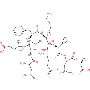 336829-47-1  L-Alanine,L-leucyl-L-a-glutamyl-L-leucyl-L-phenylalanyl-L-a-glutamyl-L-lysyl-L-valyl-L-asparaginyl-
