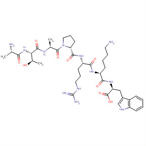 336829-59-5  L-Tryptophan, L-alanyl-L-threonyl-L-alanyl-L-prolyl-L-arginyl-L-lysyl-