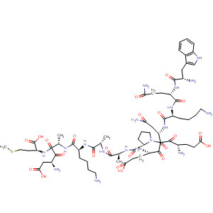 336829-62-0  L-Methionine,L-tryptophyl-L-glutaminyl-L-lysyl-L-a-glutamyl-L-a-glutamyl-L-asparaginyl-L-prolyl-L-alanyl-L-alanyl-L-lysyl-L-a-aspartyl-L-alanyl-