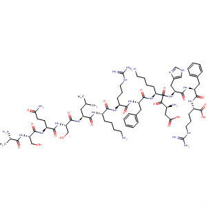 336832-77-0  L-Arginine,L-alanyl-L-seryl-L-glutaminyl-L-seryl-L-leucyl-L-lysyl-L-arginyl-L-phenylalanyl-L-a-aspartyl-L-lysyl-L-histidyl-L-phenylalanyl-