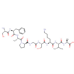336835-42-8  L-Alanine,L-seryl-L-phenylalanyl-L-alanyl-L-prolylglycyl-L-seryl-L-lysyl-L-valyl-